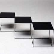PK71 nesting tables by Poul Kjærholm for E. Kold Christensen, early production from 1960.