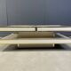Vintage coffee table by Willy Rizzo for Mario Sabot, 1970s