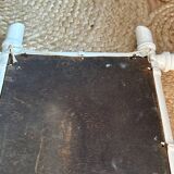 Ancien miroir en bois forme bambou