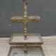 3-tray wooden display