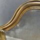 19th-century fireplace screen by Bouhon Frères in brass