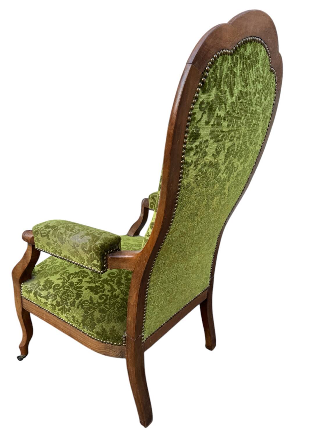 19's voltaire rack and pinion armchair