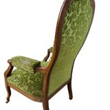 19's voltaire rack and pinion armchair