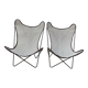 Paire de fauteuils butterfly 1960
