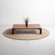Vintage colorful metal coffee table