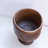 Handmade African wooden salad bowl