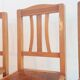 Chaises bistrot  décor gravé