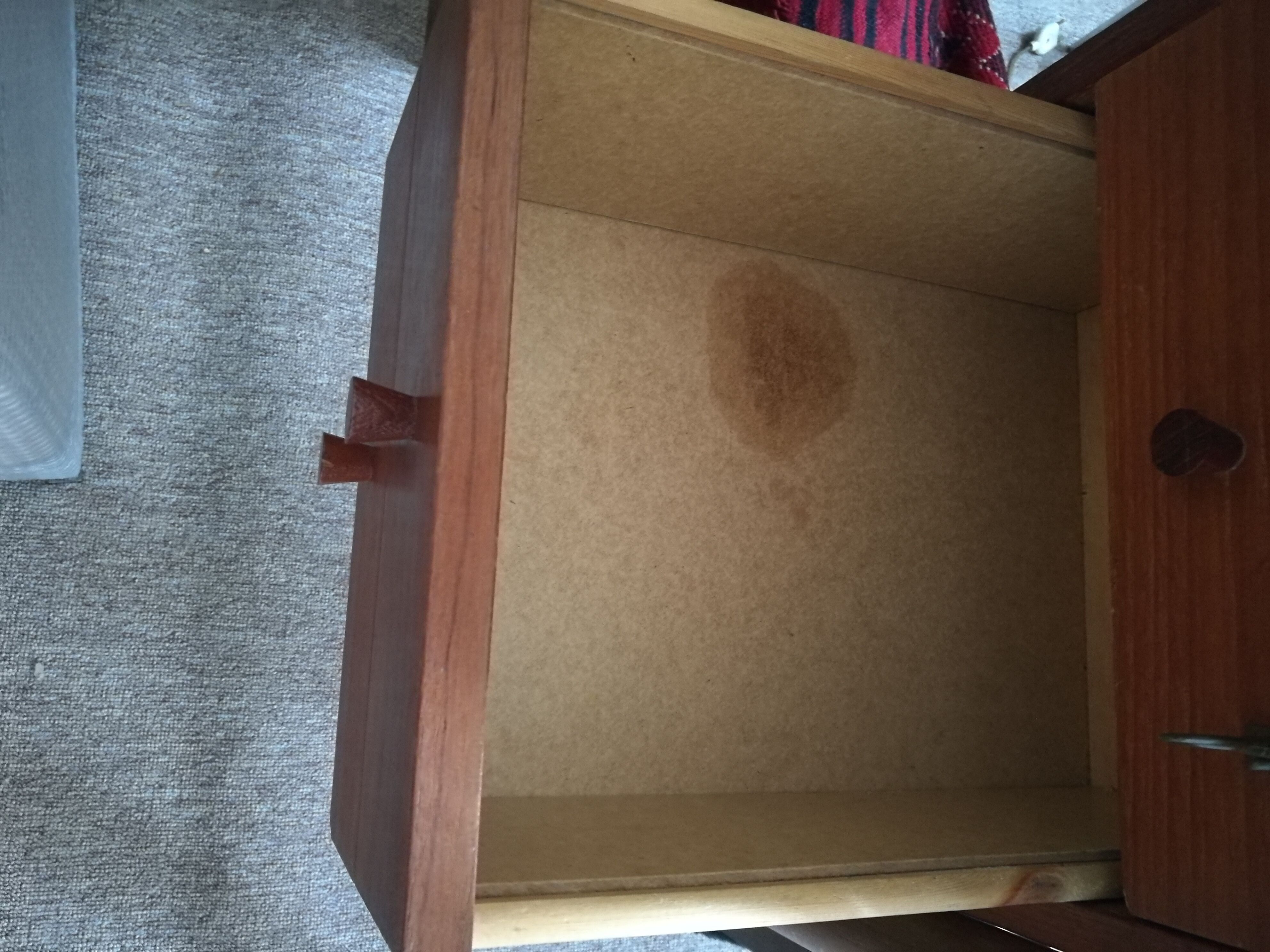 Vintage Scandinavian teak desk 60