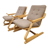 Paire de fauteuils design hollandais, 1970s