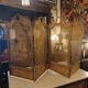 Very Beautiful Fireplace Screen 154 cm/77 cm in Bronze and Brass - Period 1880