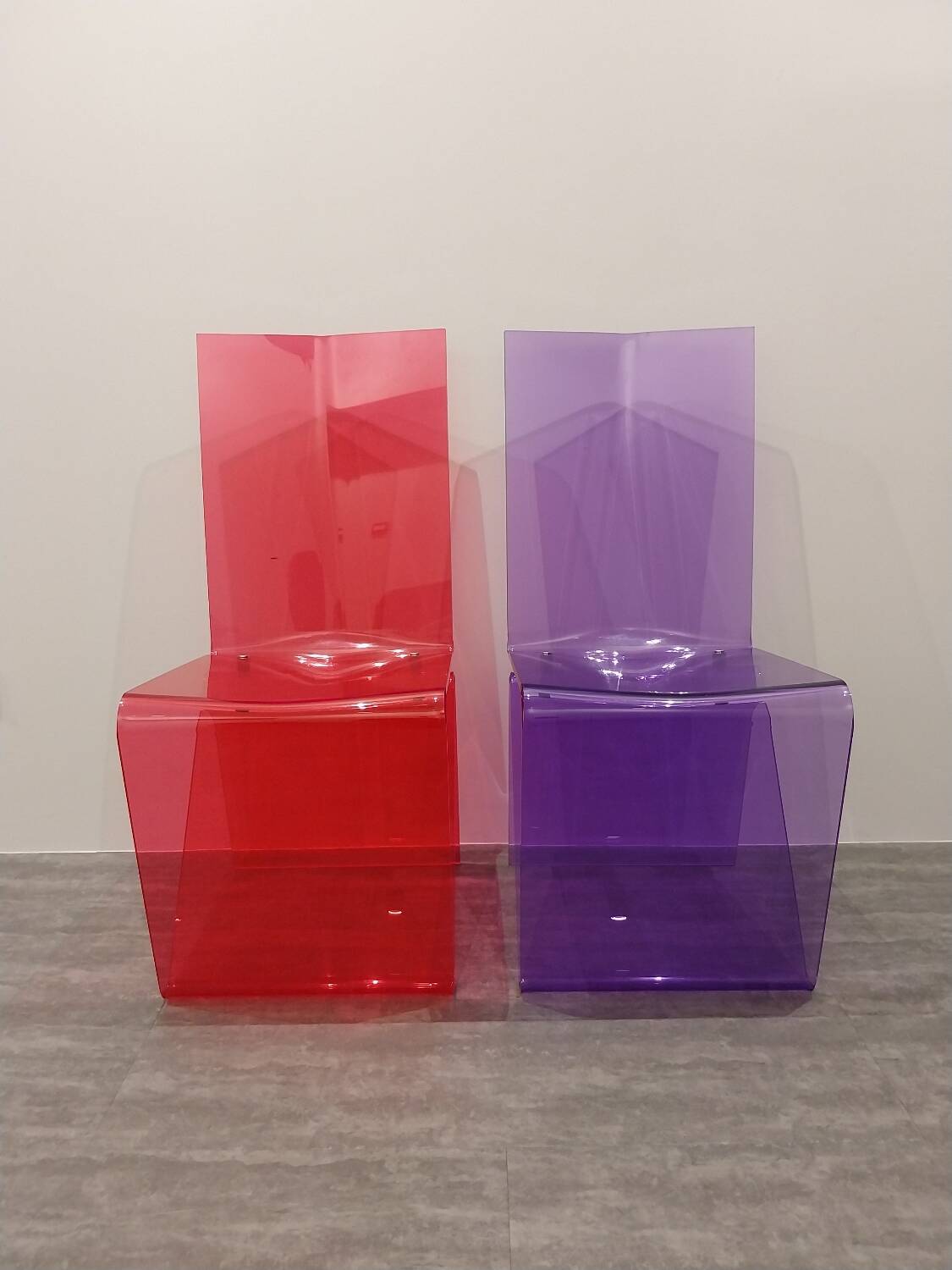 Four PLI chairs in chair by Roche Bobois design Maurice Marty