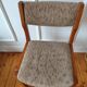 Paire de chaise vintage en bois label NF