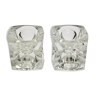 Paire de bougeoirs cubiques ‘Ice Cubes’ Peill & Putzler