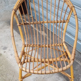 Rattan armchair 1960