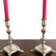 Pair of brass candlesticks