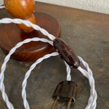 Modernist vintage wood lamp