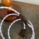 Modernist vintage wood lamp