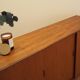 Teak highboard with bar section, Denmark, 1960s