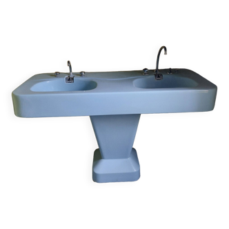 Double art deco sink