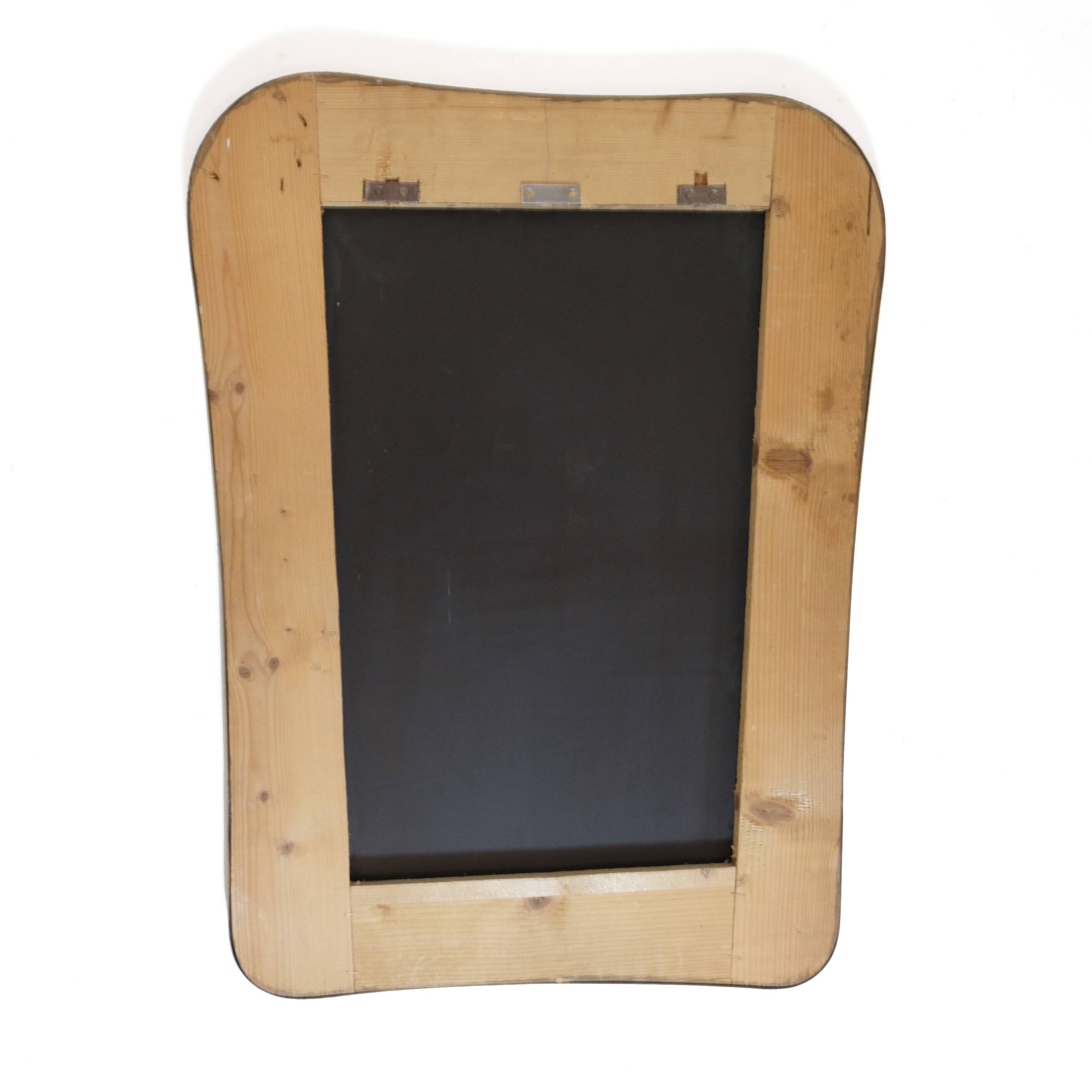 Large Italian mirror from the 1950s, 71x55 cm.