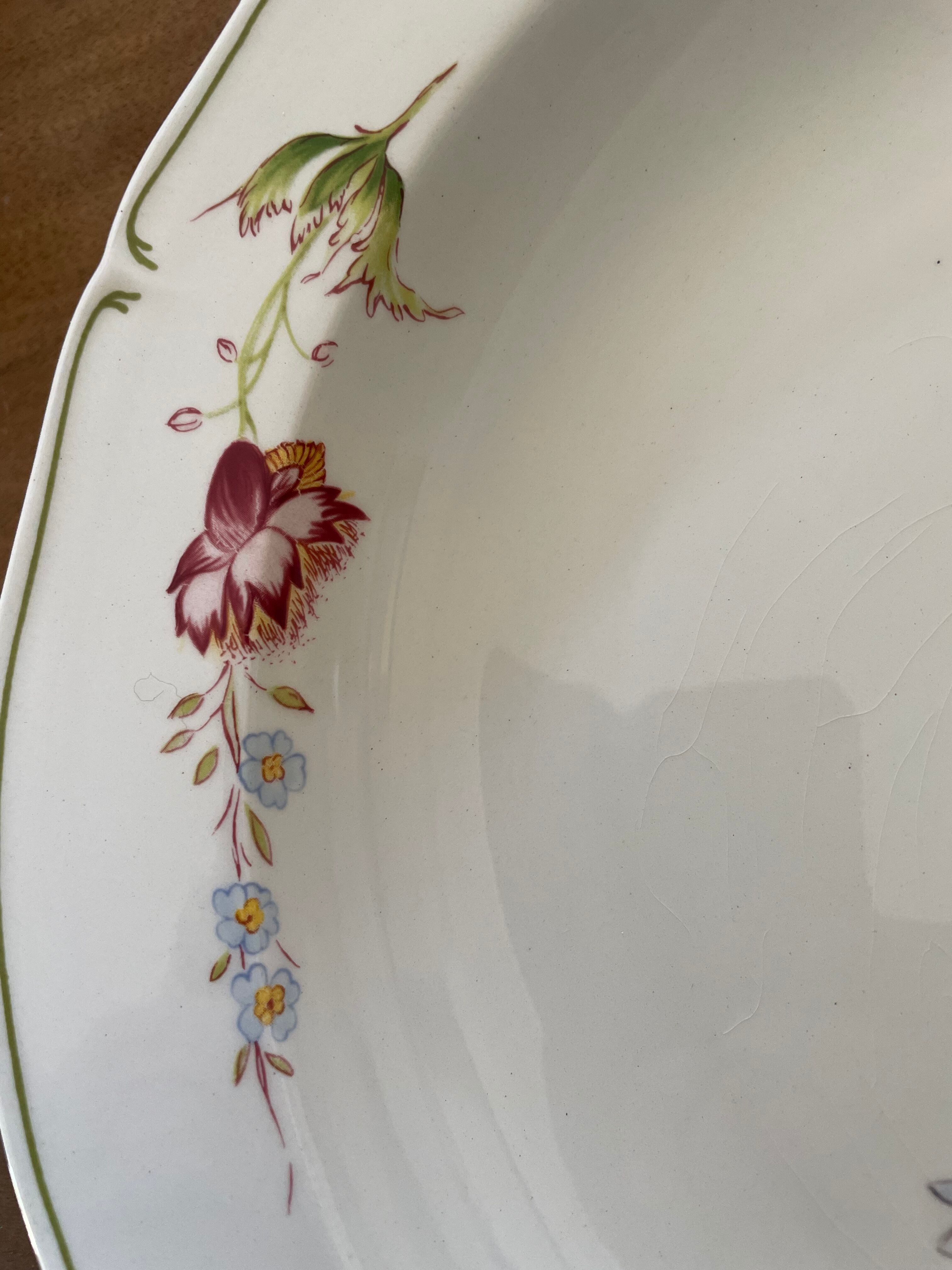 Two ceramic dishes from Gien model Montpellier