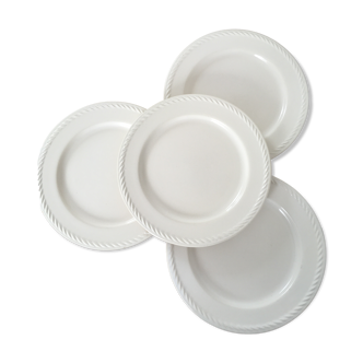 Vintage cream-colored plates