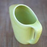 Saint Clement pitcher, modernist pitcher, yellow ceramic pitcher