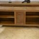 Cerused oak sideboard signed Maurice Rinck 1940s