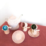 Oriental terracotta tea service