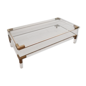 Table basse en verre - acrylique