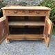 Old low sideboard in solid cherry wood from the 1900s.