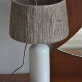 Vintage stoneware bottle lamp