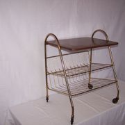 Occasional door-vinyls and magazine rack in the 1950s furniture