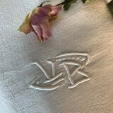 Tablecloth and towels with monogram