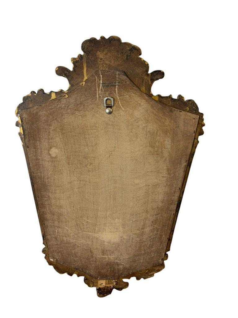 Miroir baroque doré vintage / miroir mural