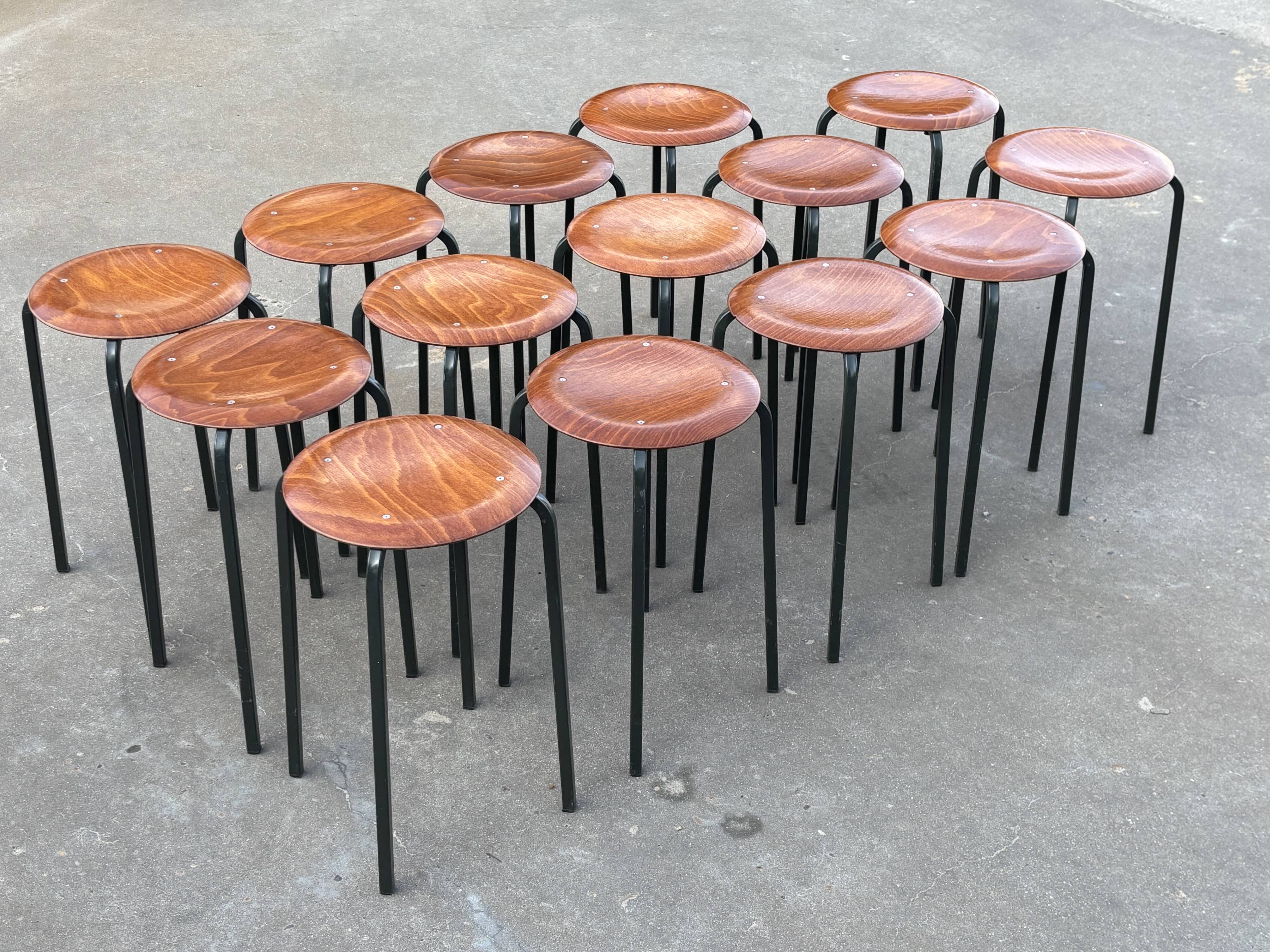 Vintage stool - Eromes Marko - 60s minimalist dutch design