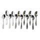Box of 12 silver-plated coffee spoons, Grand Prix model
