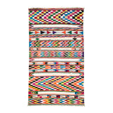 XXL Vintage Handmade Algerian Berber Ethnic Bohemian Antique Carpet - Area Rug 399x217