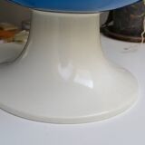 Scandinavian lamp Hans-Agne Jakobsson blue glass 60s