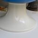 Lampe scandinave Hans-Agne Jakobsson verre bleu 60s