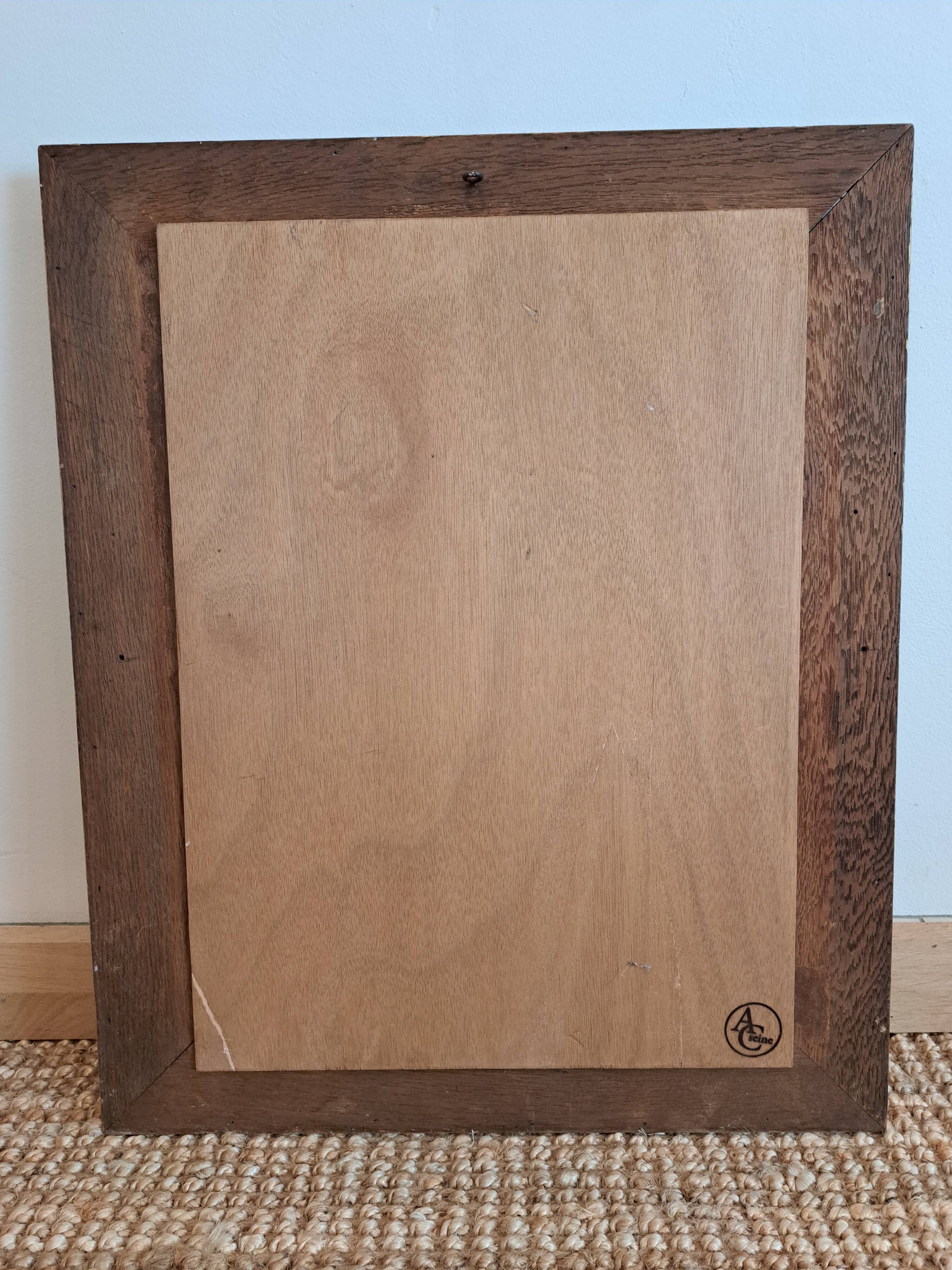 Antique Louis XV style mirror in wood and gilded stucco.