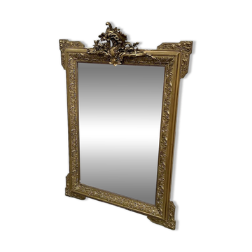 Napoleon III "rocaille" mercury mirror