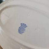 Badonviller porcelain dish with diamond pattern