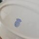 Badonviller porcelain dish with diamond pattern