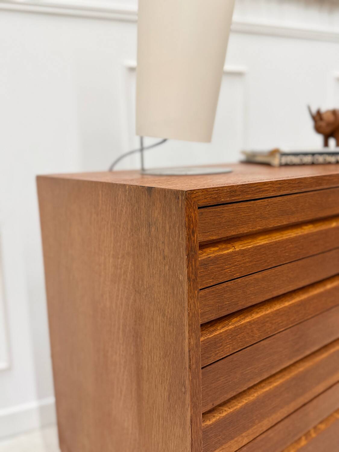 Teak chest of drawers