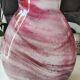Stylish and refined vase, in marbled blown Art glass, Murano style