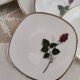 Set 5 pieces for porcelain aperitif Bavaria