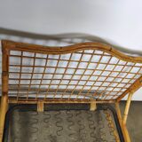 Lit en rotin 90X187 vintage