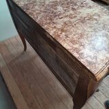 Louis XV style chest of drawers stamped "MORREAU"
