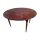 Large table round in rabats in vintage massive oak